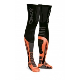 CALCETINES X-LEG PRO ACERBIS S/M / Negro/Naranja