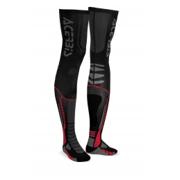 CALCETINES X-LEG PRO ACERBIS S/M / Negro/Rojo