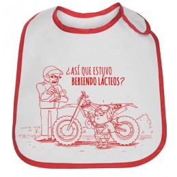 Babero Motero Beta Monocolor Rojo