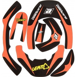 Adhesivos Para LEATT BRACE Blackbird Racing 5075 Naranja