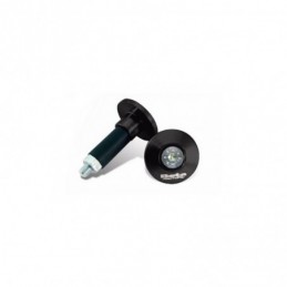 Juego de Tapones de Manillar Anodizado Negro - Ref....