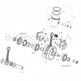 Aro piston 250cc 250cc-250cc RACING Ref.: 026020250000