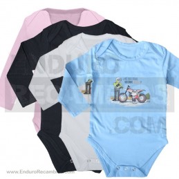 Body Bebe Unisex Motero Beta Color Rojo