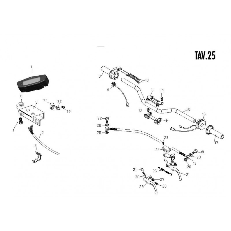 Cable transmision gas - 2915188000 -020350108200