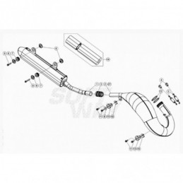 SILENT-BLOCK ESCAPE KIT RR GARA FE 125 cc 2891943000 032370538200