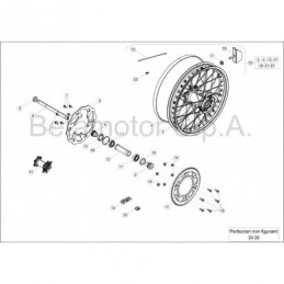 BUJE POSTERIOR C- COJINETES 250-300cc XTRAINER 031420148000