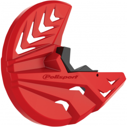 PROTECTOR DISCO Y HORQUILLA BETA POLISPORT 2013-2018 Rojo