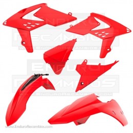 JUEGO PLASTICOS BETA 13-17 POLISPORT Rojo