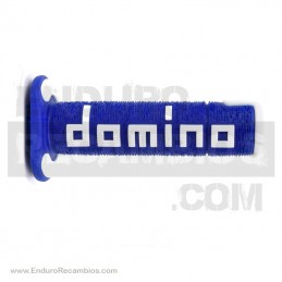 Puños Domino Off Road A360 Blanco/Azul