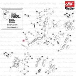 PUNTERA PEDAL FRENO BETA RR - 2290053000