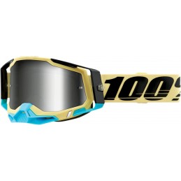 GAFAS GOGGLE 100% RACECRAFT 2 LENTE OPACA Beige/Negro