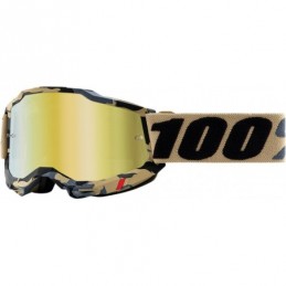 GAFAS GOGGLE 100% ACCURI 2 CON LENTE OPACA Beige/Negro