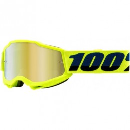 GAFAS GOGGLE 100% ACCURI 2 JOVEN LENTE OPACA Amarillo/Negro