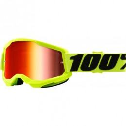 GAFAS GOGGLE 100% STRATA 2 CON LENTE OPACA Amarillo/Negro
