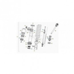 KIT DISTANCIADOR AMORTIGUADOR RRT-4T-GR - 1386078800