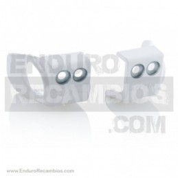 TAPA HORQUILLA - FORK SHOE COVER SHERCO Blanco