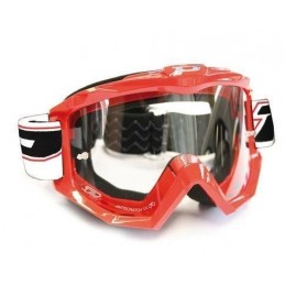 GAFAS PRO GRIP CRISTAL TRANSPARENTE Rojo