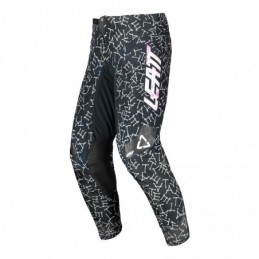 Pantalón Leatt Moto 4.5 XS/US28/EU46 / Negro/Hueso