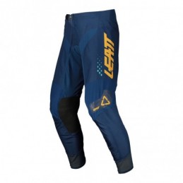 Pantalón Leatt Moto 4.5 XS/US28/EU46 / Azul/Dorado