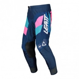 Pantalón Leatt Moto 4.5 XS/US28/EU46 / Azul/Rosa