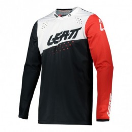 Camiseta Leatt Moto 4.5 Lite S / Negro/Blanco