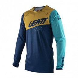 Camiseta Leatt Moto 4.5 Lite S / Azul/Dorado