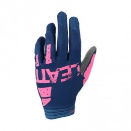 Guantes Leatt Moto 1.5 GripR S/EU7/US8 / Azul/Rosa