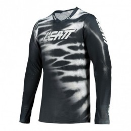 Camiseta Leatt Moto 3.5 Mini XXS/EU100/110 / Blanco/Negro