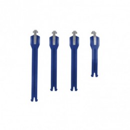 Kit Correas Leatt GPX 5.5 FlexLock 4 unidades Azul