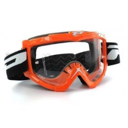 GAFAS PRO GRIP CRISTAL TRANSPARENTE Naranja