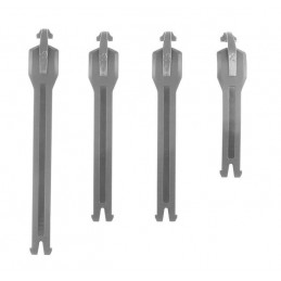 Kit Correas Leatt 4.5-5.5 FlexLock 4-pcs Gris