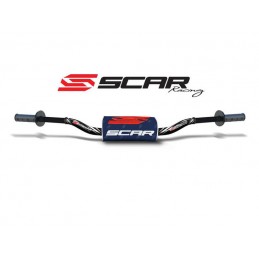 Manillar SCAR O² RC Ø28,6mm aluminio sin barra Negro/Azul