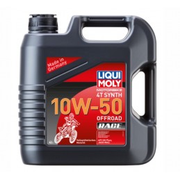 MOTORBIKE 4T SYNTH 10W-50 OFFROAD RACE - LIQUI MOLY - OIL3051 - OIL3052 4 L