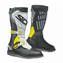 BOTAS SIDI TRIAL ZERO.2 40 / Negro/Blanco/Amarillo