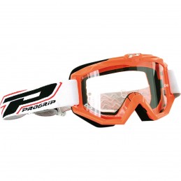 GAFAS PRO GRIP CRISTAL TRANSPARENTE Naranja