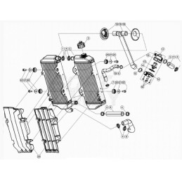 RADIADOR RR 2T MY 20 - 040390010000 - 040390220000 - 040390308200
