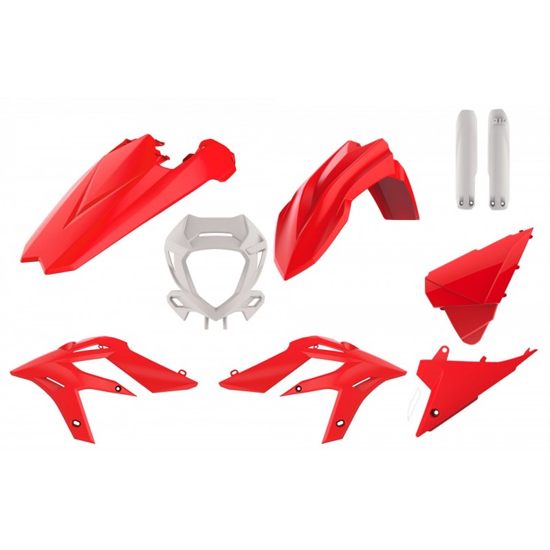 Kit de plástica POLISPORT rojo/blanco Beta X-Trainer 2020/2022