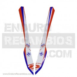 Adhesivo guardabarros delantero Beta 2020 standard Blanco/Azul