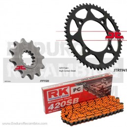 Kit transmisión para Beta RR 50 Naranja