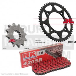Kit transmisión para Beta RR 50 Rojo