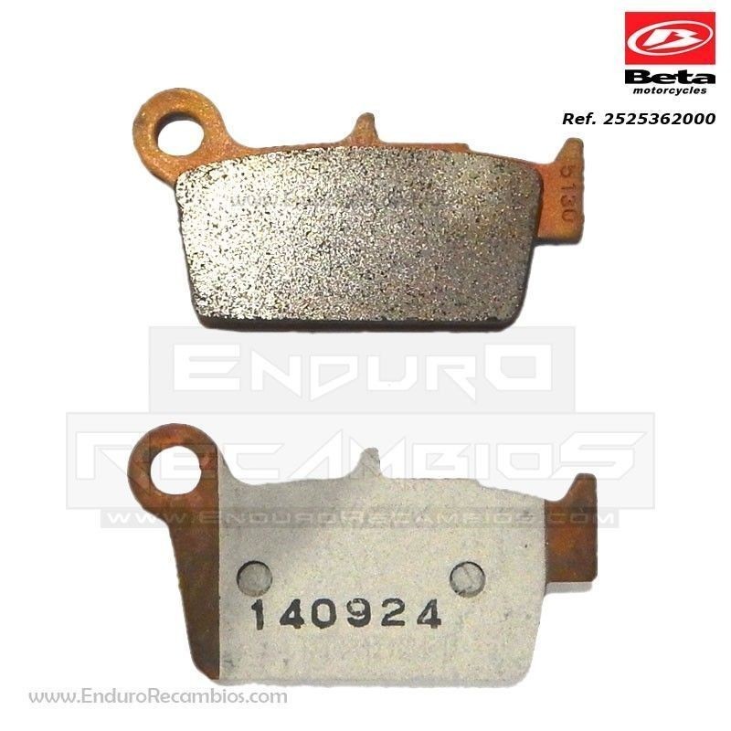 JUG- PASTILLAS PINZA FRENO POSTERIOR RR-4T - 25.25362.000 - 037360198200