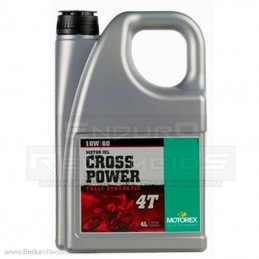 Aceite Motorex CROSS POWER 4T 10W/50 4 L