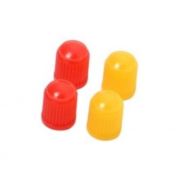 TAPON COLOR VALVULA Rojo / Amarillo