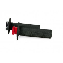 Puños RACETECH R20 Lock-On - Half Waffle Negro