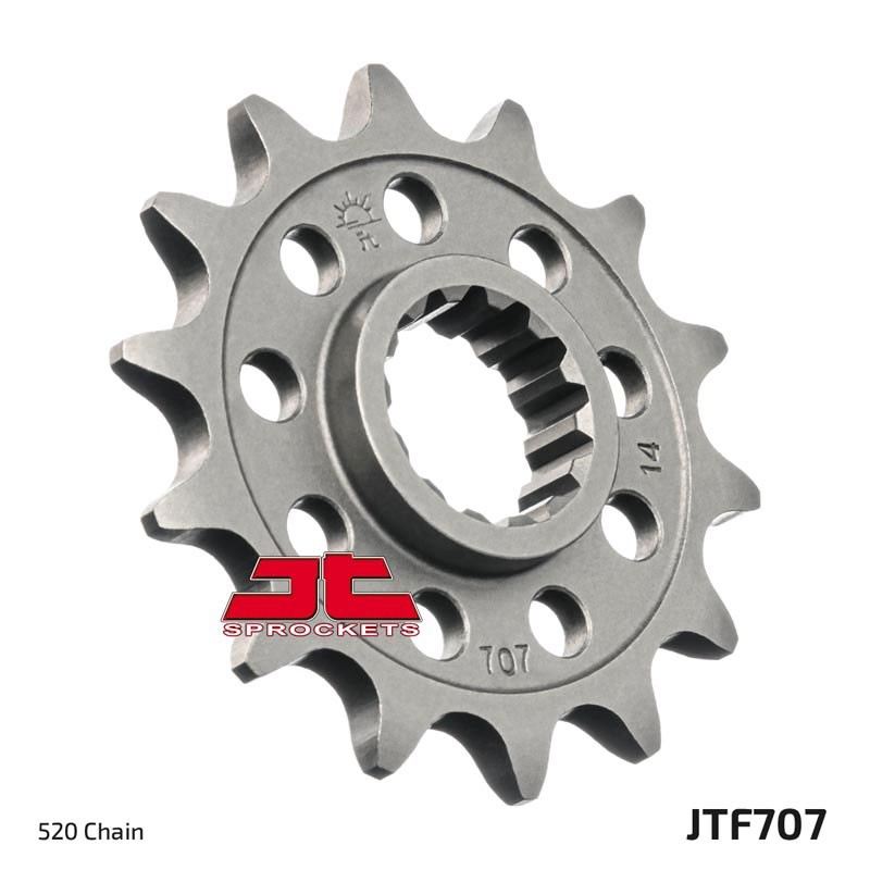Chasis
Transmisión
Piñones
Piñón JT SPROCKETS acero estándar 707 - Paso 520
Piñón JT SPROCKETS acero estándar 707 - Paso 520