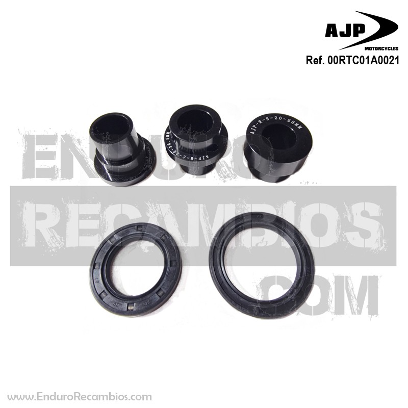Conjunto de buje y sello del buje trasero para AJP 00RTC01A0021