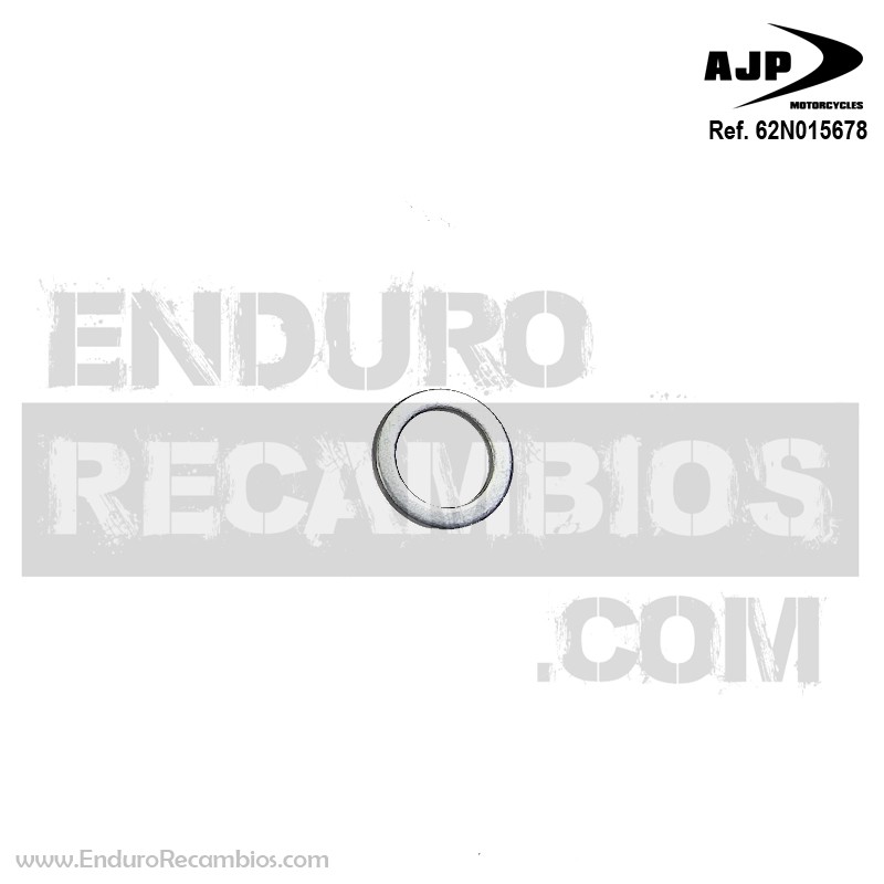 Arandela de sellado (aluminio 21x14,3x1,2) para AJP 62N015678