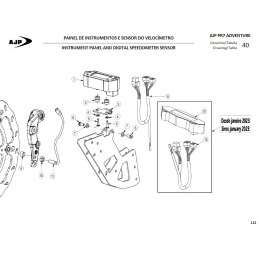 Cuadro de instrumentos digital (desde enero 2023) para AJP 00ELS01A0113