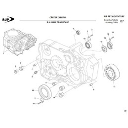 Buje del motor – eje del brazo oscilante (28x17,2x15,4)...