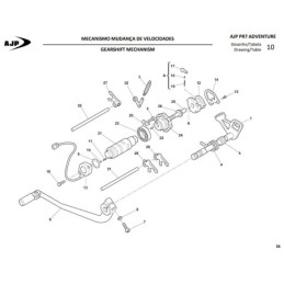 Tambor de velocidad para AJP 800082347